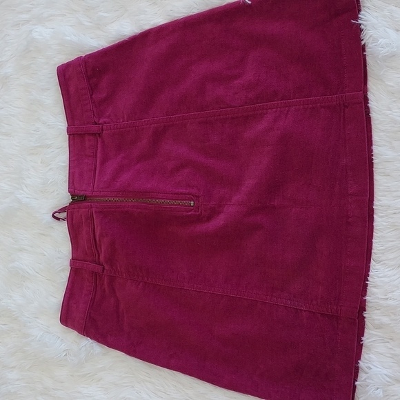 FOREVER 21 mini purple skirt size M lace up front - Picture 5 of 5